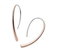 Paar Ohrhaken SKAGEN "Schmuck Geschenk Edelstahl Ohrringe ELIN", rosa (edelstahlfarben, roségoldfarben), Ohrringe, Damen, Edelstahl (66623113-0) edelstahlfarben, roségoldfarben