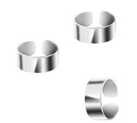 Paar Ohrklemmen FIRETTI "Schmuck Geschenk Silber 925 Ohrschmuck Ear Cuff", silberfarben, Ohrringe, Damen, 10mm, Silber 925 (Sterlingsilber), Made in Germany (55443107-0) silberfarben