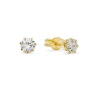 Amor Ohrstecker 2013782 – 4 mm Zirkonia (synth.) – Gold 375/9 ct – Damen