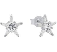 Paar Ohrstecker AMOR "2024104", silber (silberfarben, kristallweiß, kristallweiß), Ohrringe, Damen, 9mm, Silber 925 (Sterlingsilber), mit Zirkonia (synth.) (95387342-0) silberfarben, kristallweiß, kri