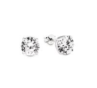 Paar Ohrstecker AMOR "9061914", silber (silberfarben, kristallweiß), Ohrringe, Damen, 7mm, Silber 925 (Sterlingsilber), mit Zirkonia (synth.) (19142051-0) silberfarben, kristallweiß