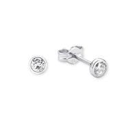 Paar Ohrstecker AMOR "9062263", bunt (silberfarben, weiß, kristallweiß), Ohrringe, Damen, 4mm, Silber 925 (Sterlingsilber), Made in Germany - mit Zirkonia (synth.) (27404318-0) silberfarben, weiß, kri