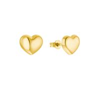 Paar Ohrstecker AMOR "Golden Hearts", gold (goldfarben), Ohrringe, Damen, Gelbgold 585 (54560656-0) goldfarben