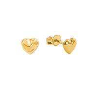 Paar Ohrstecker AMOR "Herz", gold (gelbgoldfarben), Ohrringe, Mädchen, 5mm, Gelbgold 375 (22989813-0) gelbgoldfarben