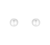 Amor Ohrstecker Damen, Weiß, onesize, 5 mm, Gold 585/14 ct 2015252