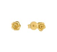 Paar Ohrstecker AMOR "Rose", gold (gelbgoldfarben), Ohrringe, Damen, 6mm, Silber 925 (Sterlingsilber) (99837911-0) gelbgoldfarben