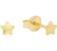 Paar Ohrstecker AMOR "Stern", gold (gelbgoldfarben), Ohrringe, Mädchen, Gelbgold 375 (98363428-0) gelbgoldfarben
