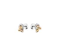 BOSS Dreifarbige Ohrringe mit Knoten-Design - Style HARMONIE, HB1580773 Silberfarben ONESI