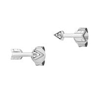 Paar Ohrstecker CAÏ "925/- Sterling Silber rhodiniert Zirkonia Pfeile", silber (weiß, weiß), Ohrringe, Damen, one-size, Silber 925 (Sterlingsilber) (12408631-0) weiß, weiß