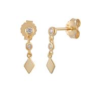 Paar Ohrstecker CAÏ, gelb (gelb, zirkonia), Ohrringe, Damen, one-size, Silber 925 (Sterlingsilber), Paar Ohrstecker (42644163-0)