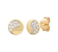 Paar Ohrstecker CAÏ, gold (gelb, zirkonia), Ohrringe, Damen, one-size, Silber 925 (Sterlingsilber) (28436530-0) gelb, zirkonia