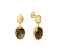 Paar Ohrstecker CELESTA, gelb (gelb, braun), Ohrringe, Damen, one-size, Silber 925 (Sterlingsilber) (86845859-0) gelb, braun