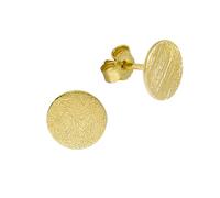 Celesta Gold Ohrstecker Gold 375/- Gold 0,8cm gelb 371320846-2