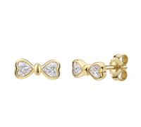 Celesta Ohrstecker 375 Gelbgold Zirkonia 375/- Gold weiß gelb vergoldet Damen