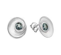 Paar Ohrstecker CELESTA, silber (silbergrau, blau), Ohrringe, Damen, one-size, Silber 925 (Sterlingsilber) (18759204-0) silbergrau, blau