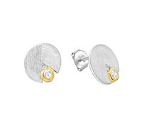 Paar Ohrstecker CELESTA, silber (silbergrau, weiß), Ohrringe, Damen, one-size, Silber 925 (Sterlingsilber) (52051267-0) silbergrau, weiß