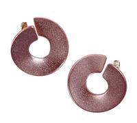 Paar Ohrstecker DEMARIE "eloxiertes Aluminium rosafarben", Damen, Gr. one-size, Metall, rosa, Ohrringe Ohrstecker (89072705-0) rosa