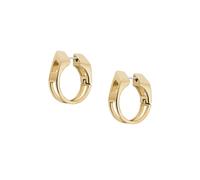 Paar Ohrstecker DIESEL "Schmuck Geschenk Edelstahl D LOGO", gelbgoldfarben, Ohrringe, Damen, Edelstahl (73442923-0) gelbgoldfarben