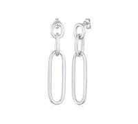 Paar Ohrstecker ELLI "Glieder Basic Hänger Blogger 925 Silber" Ohrringe Gr. OneSize, ohne Stein, Silber 925 (Sterlingsilber), silberfarben (silber) Damen Ohrstecker (87953122-0)