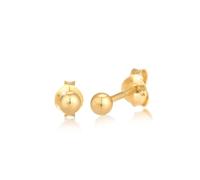 Elli Kugel Geo Rund Basic Minimal 925 Silber goldfarben Damen