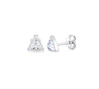 Paar Ohrstecker ELLI "Stecker Dreieck Triangle Geo Zirkonia 925 Silber", silber, Ohrringe, Damen, onesize,mit Steinen, Silber 925 (Sterlingsilber) (50181047-0) silber