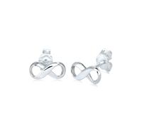 Paar Ohrstecker ELLI "Stecker Infinity Unendlichkeit Symbol 925 Silber", silber, Ohrringe, Damen, onesize, ohne Stein, Silber 925 (Sterlingsilber) (890513-0) silber