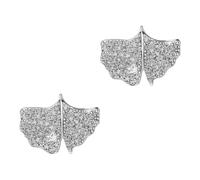 Paar Ohrstecker EMPORIO ARMANI, metallfarben, edelstahlfarben, kristallweiß, kristallweiß, Ohrringe, Damen, Edelstahl Metall, Edelstahl, Metall, mit Zirkonia (synth.) (71557215-0) metallfarben, edelst