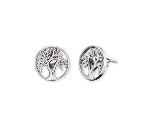 Paar Ohrstecker ENGELSRUFER "Ohrstecker Lebensbaum", silber (silberfarben), Ohrringe, Damen, Silber 925 (Sterlingsilber) (95268526-0) silberfarben