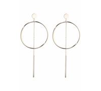 Paar Ohrstecker FIRETTI "im modischen Design", grau (metallfarben), Ohrringe, Damen, Metall (738669-0) metallfarben