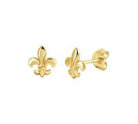 Paar Ohrstecker FIRETTI "Schmuck Geschenk Gold 333 Ohrschmuck Fleur de Lys", gold (gelbgoldfarben), Ohrringe, Damen, Gelbgold 333 (22116549-0) gelbgoldfarben