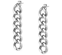 Paar Ohrstecker FIRETTI "Schmuck Geschenk Ohrschmuck Chain", silber (edelstahlfarben), Ohrringe, Damen, Edelstahl (16259158-0) edelstahlfarben