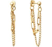 Paar Ohrstecker FIRETTI "Schmuck Geschenk Ohrschmuck Ohrringe", gold (gelbgoldfarben), Ohrringe, Damen, Edelstahl (87445049-0) gelbgoldfarben