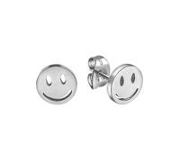 Paar Ohrstecker FIRETTI "Schmuck Geschenk Ohrschmuck Smile", silber (edelstahlfarben), Ohrringe, Damen, 8mm, Edelstahl (10563519-0) edelstahlfarben