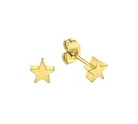 Paar Ohrstecker FIRETTI "Schmuck Geschenk Ohrschmuck Stern", gold (gelbgoldfarben), Ohrringe, Damen, 5,5mm, Edelstahl (88495167-0) gelbgoldfarben