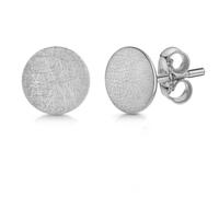 Paar Ohrstecker FIRETTI "Schmuck Geschenk Silber 925 Ohrringe Kreis rund", silberfarben, Ohrringe, Damen, 6mm, Silber 925 (Sterlingsilber), Made in Germany (22303225-0) silberfarben