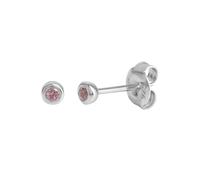 Paar Ohrstecker FIRETTI "Schmuck Geschenk Silber 925 Ohrschmuck" Ohrringe Gr. Silber 925 (Sterlingsilber), bunt (silberfarben, rosa, rosa) Mädchen (79466130-0) silberfarben, rosa, rosa