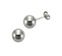 Paar Ohrstecker FIRETTI "Schmuck Geschenk Silber 925 Ohrschmuck Kugel" Gr. 8, silber (silberfarben), Ohrringe, Damen, 8, Silber 925 (Sterlingsilber) (29746362-8) silberfarben