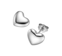 Paar Ohrstecker FIRETTI "Schmuck Geschenk Silber 925 Ohrschmuck Ohrringe Herz", silberfarben, Ohrringe, Damen, Silber 925 (Sterlingsilber) (85499741-0) silberfarben