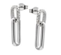 Paar Ohrstecker FIRETTI "Schmuck Geschenk Silber 925 Ohrschmuck Ohrringe", silberfarben, kristallweiß, kristallweiß, Ohrringe, Damen, Silber 925 (Sterlingsilber), mit Zirkonia (synth.) (61963157-0) si