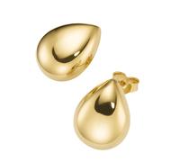 Paar Ohrstecker FIRETTI "Schmuck Geschenk Silber 925 Ohrschmuck Ohrringe Tropfen", gelbgoldfarben, Ohrringe, Damen, Silber 925 (Sterlingsilber) (32668459-0) gelbgoldfarben