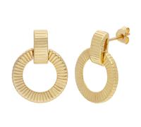 Paar Ohrstecker FIRETTI "Schmuck Geschenk Silber 925 Ohrschmuck Ohrringe Türklopfer", gelbgoldfarben, Ohrringe, Damen, Silber 925 (Sterlingsilber) (53156513-0) gelbgoldfarben