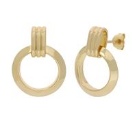 Paar Ohrstecker FIRETTI "Schmuck Geschenk Silber 925 Ohrschmuck Ohrringe Türklopfer", gelbgoldfarben, Ohrringe, Damen, Silber 925 (Sterlingsilber) (99654227-0) gelbgoldfarben