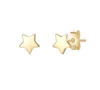 Paar Ohrstecker GLANZSTÜCKE MÜNCHEN "Set: A1256", gelb (gelbgold), Ohrringe, Damen, 4,9, Silber 925 (Sterlingsilber), aus Sterling Silber (66123134-0) gelbgold