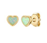 Paar Ohrstecker GLANZSTÜCKE MÜNCHEN "Set: GSM1288", gelbgold, perlmutt, Ohrringe, Damen, 4,8, Silber 925 (Sterlingsilber), Ohrstecker gelbgold Opal (synth.) (63527864-0) gelbgold, perlmutt