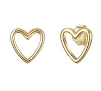 Glanzstücke München - Ohrstecker Herz Sterling Silber in Roségold Ohrringe Damen