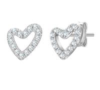 Paar Ohrstecker GLANZSTÜCKE MÜNCHEN "Set: GSM1952", silber, weiß, Ohrringe, Damen, 6,7,mit Zirkonia, Silber 925 (Sterlingsilber), aus Sterling Silber (50935917-0) silber, weiß