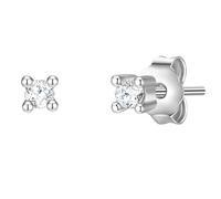 Glanzstücke München Ohrstecker Sterling Silber Zirkonia in 2,5 mm Damen