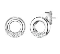 Paar Ohrstecker GLANZSTÜCKE MÜNCHEN "Set: GSM406", silber (silber, weiß), Ohrringe, Damen, 6,8,mit Zirkonia, Silber 925 (Sterlingsilber), aus Sterling Silber (61280366-0) silber, weiß