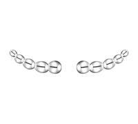 Glanzstücke München Ohrstecker Damen silber, ONE SIZE