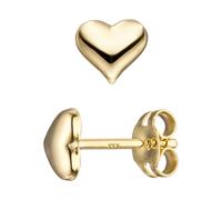 Paar Ohrstecker JOBO, gold (gelbgold 333), Ohrringe, Damen, Gelbgold 333, Herz 333 Gold (72961009-0) gelbgold 333